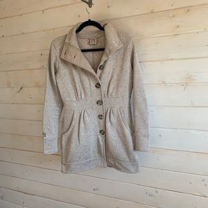 Avalanche Oatmeal Button Up Jacket